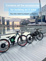 Kit de conversion de vélo électrique tout-en-un MTX 1500w 2000w 3000w 5000w 8000w 10000w, kit moteur de vélo électrique 48v 52v 60v 72v