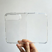 Nouveauté pour iPhone 18 Duo, coque de téléphone transparente en TPU souple, design antidérapant avec clip, pour iPhone 18 Fold, coque de téléphone mobile transparente en TPU