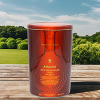 Boîte en métal haut de gamme pour vin, emballage exquis pour collection et cadeaux de vins de raisin, spiritueux chinois et liqueurs