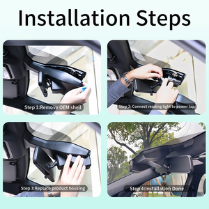 Caméra embarquée <span class=keywords><strong>HD</strong></span> 4K pour VW ID.3 2020-2026 avec deux objectifs DVR avant et arrière, GPS, Plug and Play - Product Image 3