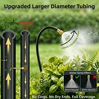 Kit d'irrigation goutte à goutte automatique avec buses en cuivre - Système d'arrosage économe en eau et facile à installer pour le jardin