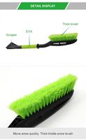 Outil essentiel pour l'hiver en voiture, brosse à neige et grattoir à glace combinés, élimination efficace de la neige pour le pare-brise et le toit