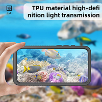 Moda IP68 cuerpo completo resistente impermeable teléfono cubierta 360 cubierta completa delgada TPU teléfono casos para iPhone 16E 16 15 Pro Max