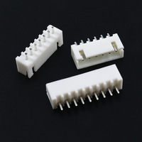 Connecteur mâle droit XH2.54 en cuivre avec boîtier PA66, connecteur de broches 2.54mm XH-AW 2P-14P pour connexions de fils