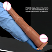 Dildo Anal de Silicona Líquida de Estilo Europeo Americano, 48*75CM, Diseño de Caballo Grande, Extra Largo, de Alta Gama