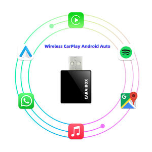 EKIY 2025 2 en 1 Mini AI BOX inalámbrico CarPlay Android <span class=keywords><strong>Auto</strong></span> Box Dongle inalámbrico Carplay adaptador Carplay inalámbrico Android <span class=keywords><strong>Auto</strong></span> - Product Image 1