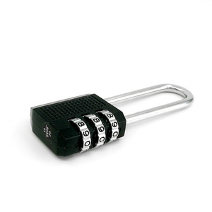 Candado de combinación de 3 dígitos de aleación de zinc con vástago largo para bolsos, regalos y uso comercial - Product Image 2
