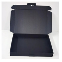 Boîte en papier avec logo personnalisé, boîte d'emballage en papier, boîte cadeau rigide de style livre, noir mat, pour emballage de luxe