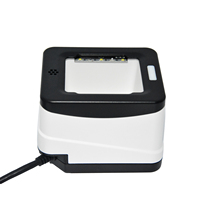 Escáner de Código de Barras para Supermercado, Lector de Códigos QR 2D USB de Escritorio para Pagos, HS-2001D