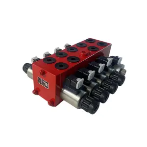 china electric electromagnetic electro 12v 24v hydraulic spool valves control 3/8 manufacturer