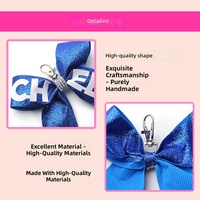 Porte-clés CHEER en pierre naturelle et fer, avec breloque nœud de cheerleading éblouissante, accessoire de sac à dos tendance, best-seller transfrontalier