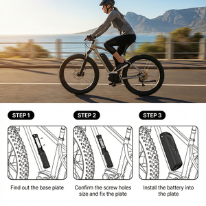 Paquete de Batería de 52V 17.5Ah de Iones de Litio para Bicicleta Eléctrica y Scooter de 2000W, Tubo Inferior, Envío Rápido desde Almacén en EE. UU., Carcasa para Batería, Juego de Baterías - Product Image 2