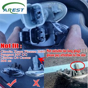 2 pièces <span class=keywords><strong>clignotant</strong></span> dynamique <span class=keywords><strong>LED</strong></span> <span class=keywords><strong>clignotant</strong></span> latéral pour Peugeot 307 <span class=keywords><strong>206</strong></span> 407 107 607 pour Citroen C1 C2 C3 C5 - Product Image 2