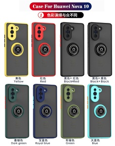 Custodia per armatura opaca per Huawei nova Y70 Plus Y90 Y61 7i 7 SE <span class=keywords><strong>P40</strong></span> <span class=keywords><strong>lite</strong></span> nova 6 SE anello supporto magnetico custodia antiurto - Product Image 6