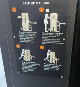 เครื่องแฮคสควอทแบบปรับระดับความสูงได้ รุ่น Heavy Duty พร้อมระบบล้ออลูมิเนียมและแท่นวางน้ำหนักเหล็ก - Product Image 4