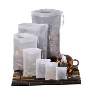 ถุงชาเขียวแบบใช้แล้วทิ้ง ทำจากผ้าไม่ถักทอ มีเชือกผูก - Product Image 1