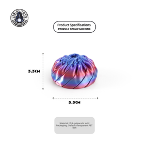 Jouet sensoriel anti-stress en PLA imprimé en 3D, forme chignon torsadé, extensible en spirale, pour <span class=keywords><strong>d</strong></span>écompression et soulagement du stress, idéal pour le bureau. <span class=keywords><strong>Aujourd</strong></span>'<span class=keywords><strong>hui</strong></span> est Qi. Unisexe - Product Image 3