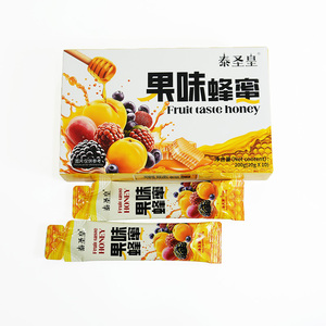 Miel de marque propre délicieux, fabriqué avec du miel naturel, goût sucré, saveur riche, sachet de fruits mélangés 20g, grand format - Product Image 3