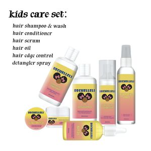 Set de Cuidado y Peinado del Cabello Orgánico para Niños, Marca Privada para Niños Negros, <span class=keywords><strong>Champú</strong></span> y Acondicionador para Cabello Rizado, MOQ - Product Image 2