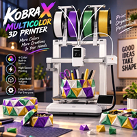 Imprimante 3D Kobra X, imprimante multi-couleurs, haute vitesse, haute précision, impression rapide, 260*260*260 mm