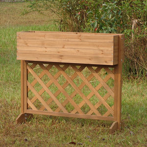 Maceta cuadrada de madera para exterior al por mayor para jardín o uso doméstico - Product Image 4