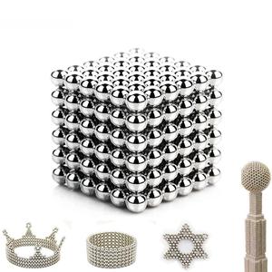 Puzzle de oficina de alivio de estrés 4mm imán juguete de bolas magnéticas imán de <span class=keywords><strong>neodimio</strong></span> con caja de metal para los niños - Product Image 4