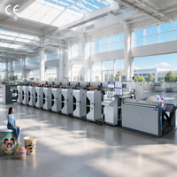 Mesin Produksi Cangkir Kertas, Mangkuk Kertas, dan Ember Kertas Multi Warna Sistem Flexo Press