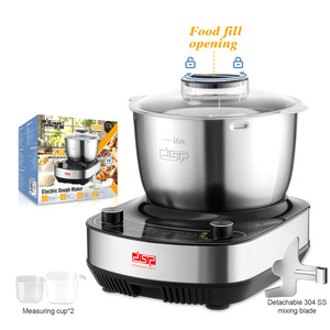 Amasadora Eléctrica Dsp de 5L de Acero Inoxidable, Mezcladora Automática para Panadería y Cocina - Product Image 1
