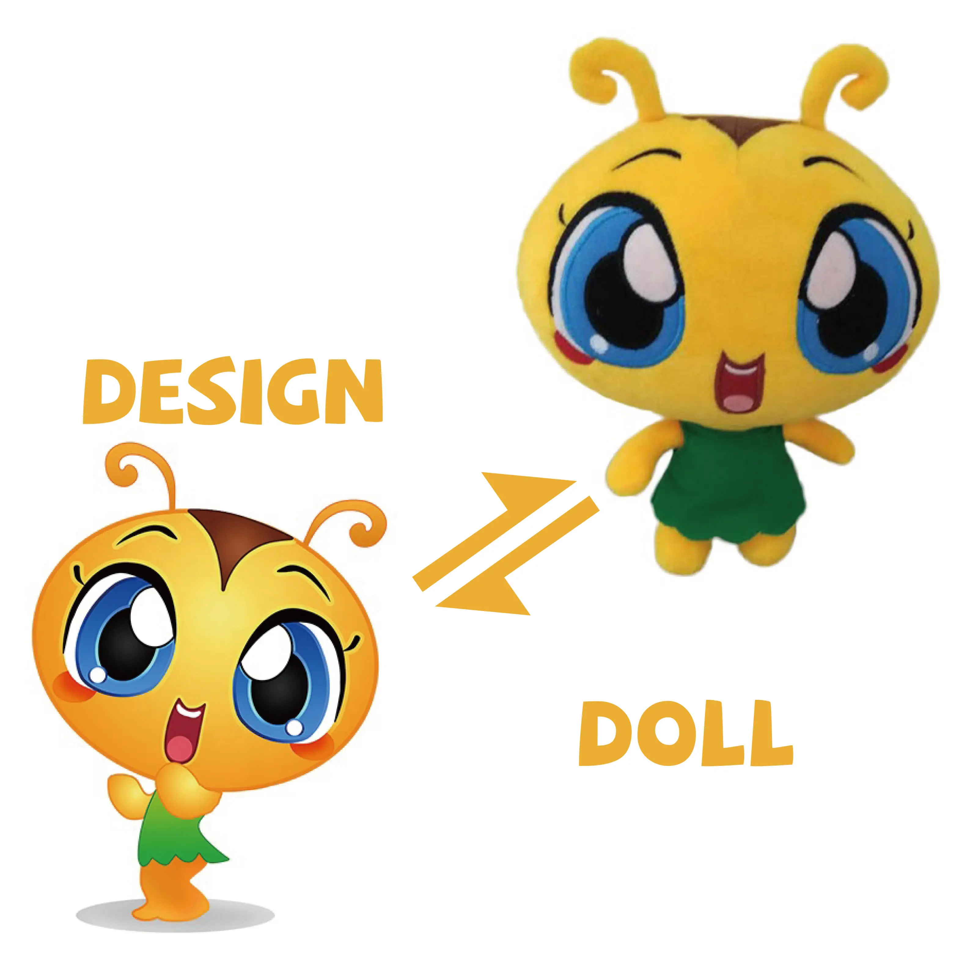 Hochwertige China Factory Soft Supply Gefüllte OEM/ODM Kawaii Plüsch Custom Toy Doll für Kinder