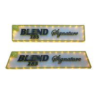 Tapis de bar LED phosphorescents avec logo personnalisé en caoutchouc écologique pour la publicité, idéaux pour la bière, les cocktails, le vin et le gin