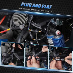 NiceCNC para Yamaha <span class=keywords><strong>Raptor</strong></span> <span class=keywords><strong>700</strong></span> 700R 700RSE 2013-2026, Chips LED 3030, Luz de Trabajo Delantera para ATV, Luz de Haz Súper Brillante # 1PE-F1514-01-00 - Product Image 3