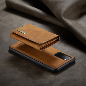 Nouvelle tendance carte magnétique <span class=keywords><strong>en</strong></span> cuir détachable 2 <span class=keywords><strong>en</strong></span> 1 étui de téléphone de poche pour <span class=keywords><strong>Samsung</strong></span> S20 Note 20 IPhone avec support couverture mobile - Product Image 5