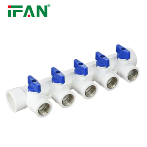 IFAN中国パイプメーカーPPRパイプと継手めねじPPRプラスチックマニホールド2-8way - Product Image 1