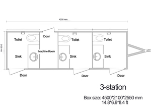 <span class=keywords><strong>รถ</strong></span>เทรลเลอร์แบบพกพาสำหรับห้องอบไอน้ำซาวน่าห้องอบไอน้ำส่วนตัว - Product Image 2