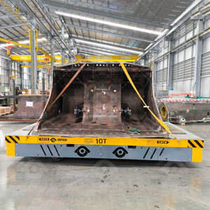 รถขนส่งแบบขับเคลื่อนด้วยตัวเอง 10 ตัน รถเข็นแบตเตอรี่สำหรับขนย้ายชิ้นส่วนงานหนัก ส่งออกไปไทย - Product Image 4