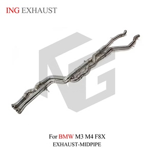 Tubo <span class=keywords><strong>de</strong></span> Escape Intermedio ING para <span class=keywords><strong>BMW</strong></span> M3 <span class=keywords><strong>M4</strong></span> F80 F82 con Resonador <span class=keywords><strong>de</strong></span> Tubo Z, Tubos <span class=keywords><strong>de</strong></span> Acero Inoxidable F8X, Piezas <span class=keywords><strong>de</strong></span> Alto Rendimiento para Automóviles - Product Image 3