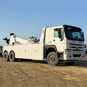 Camión Grúa de <span class=keywords><strong>Segunda</strong></span> <span class=keywords><strong>Mano</strong></span> Chino de Servicio Pesado, 340 CV, Sinotruk Howo 6x4, Camión de Remolque en Venta - Product Image 3