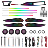 Kit d'éclairage d'ambiance intérieur pour BMW Série 3 F30/F34/F36 Gran Coupé RHD, éclairage LED Symphony, amélioration de l'éclairage intérieur.