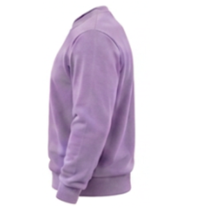 Plain Purple Crewneck Sweatshirt Soft Cotton Fleece <b>Pullover</b> for Men Loose Fit Casual Streetwear Winter Warm Tops <b>Jumper</b> - Product Image 3