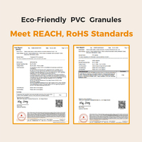 Composé PVC anti-déformation, haute résistance à l'usure, antidérapant et inodore pour tapis de sol