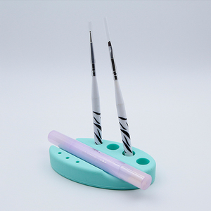 Support en silicone pour nail art, coupelle en caoutchouc pour pigments, pour accessoires de manucure et microblading - Product Image 4