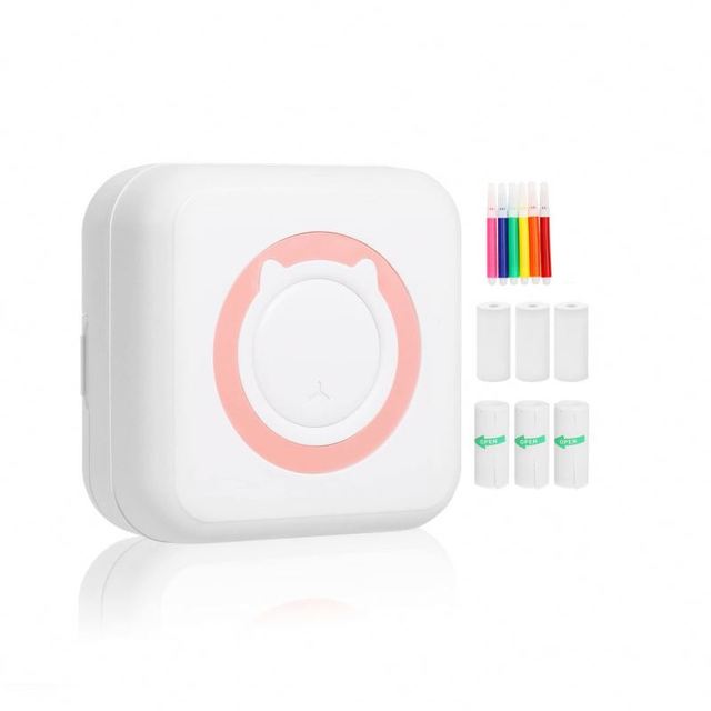 Mini Wireless Fast Printing Handheld Portable Label Printer Thermal Mini Printer App BT Pocket Photo Printer