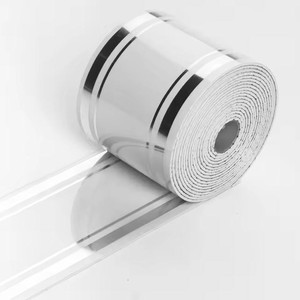 <span class=keywords><strong>Bordo</strong></span> <span class=keywords><strong>Decorativo</strong></span> in PVC Effetto Marmo con Finitura Metallica Dorata, Autoadesivo e Impermeabile <span class=keywords><strong>per</strong></span> Piastrelle di Cucina e Bagno, Vendita all'Ingrosso OEM - Product Image 6