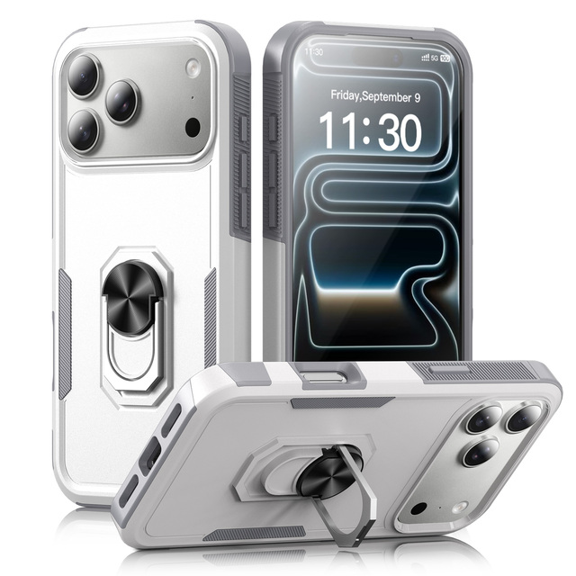 Heavy Duty Armor Shockproof Phone Accessories Trending Mobile Phone Cases for iPhone 17 16 15 14 Pro Max Cover with Kickstand