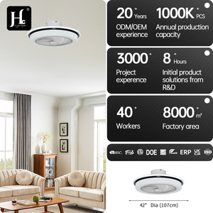 42 inch double-sided installation bedroom fan <b>light</b> with remote control <b>dimmable</b> <b>LED</b> DC motor 6-speed modern <b>ceiling</b> fan <b>light</b> - Product Image 4