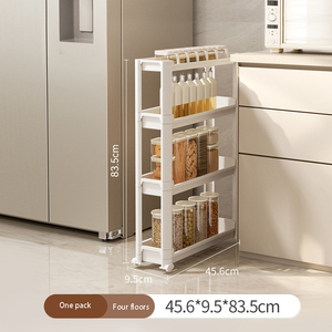 Cajón de plástico multifuncional, organizador de almacenamiento de ropa de baño para el hogar, tipo plegable, almacenamiento de alimentos para Cocina - Product Image 5