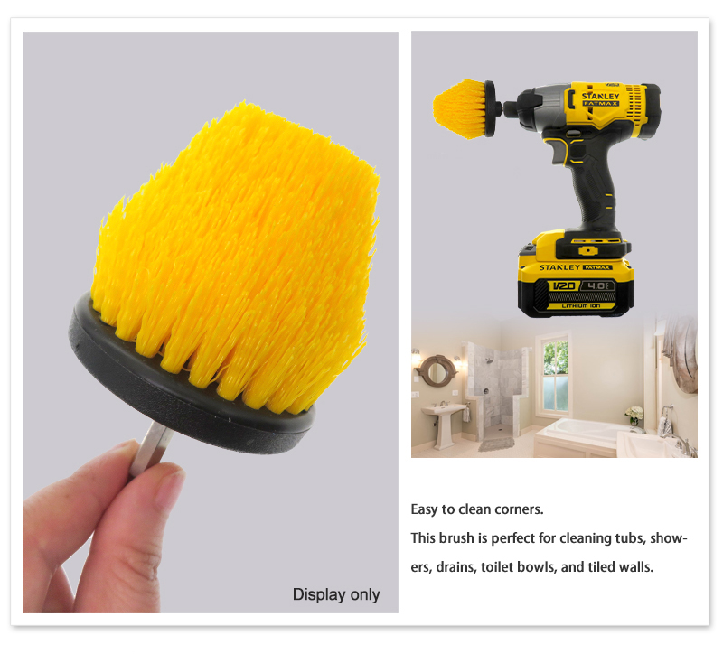 Customized Cleaning Brush Polishing 0.2 - 0.4mm Support 4pcs Attachment Set