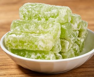 จีนดองแถบสีเขียวหวานเพื่อสุขภาพผัก Wintermelon ขนมมะระแห้งสีขาว - Product Image 3