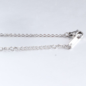 Cross Pendant <b>Necklace</b> Stainless Steel Black Rose Gold With Diamond For <b>Couple</b> Gift Daily Wear Geometric Design Bezel Setting - Product Image 5