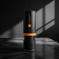 Moulin à café électrique portable professionnel en acier inoxydable grande capacité pour grains de café 58 mm